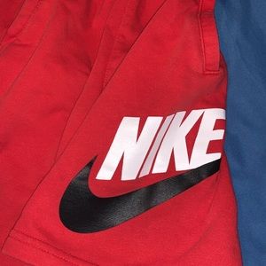Boys red Nike shorts (size boys medium)